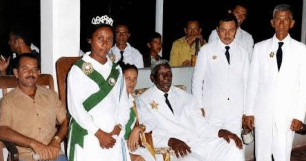 Wilson Carneiro de Souza no Alto Santo ao lado de Raimundo Irineu Serra